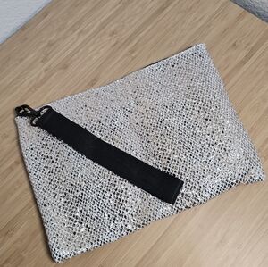 Champagne Mac Cosmetics Wristlet